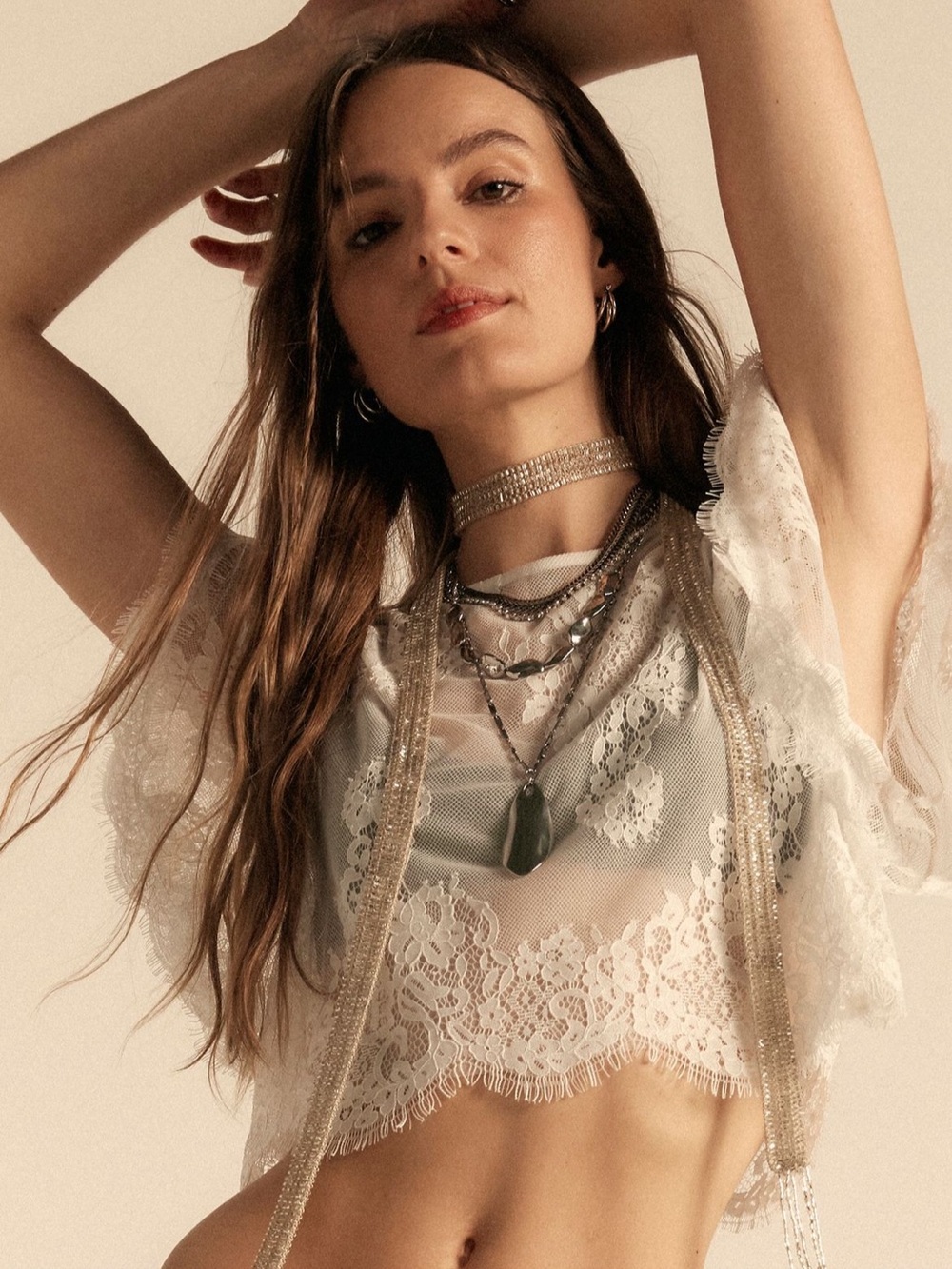 NWOT Free People Now Or Never Layer Necklace